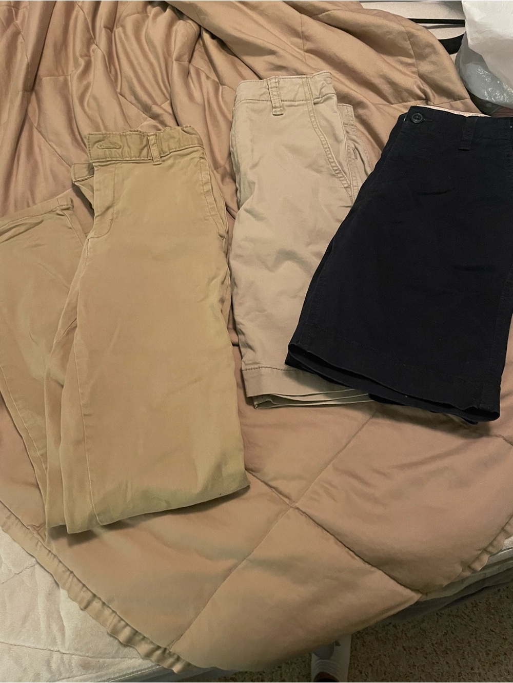 GAP Kids Khaki and Navy Waistband Shorts